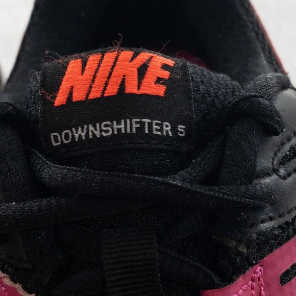 Nike Downshifter 5 Running Shoes Womens 9 Black Pink Sneaker 5357571-004 - Picture 8 of 9